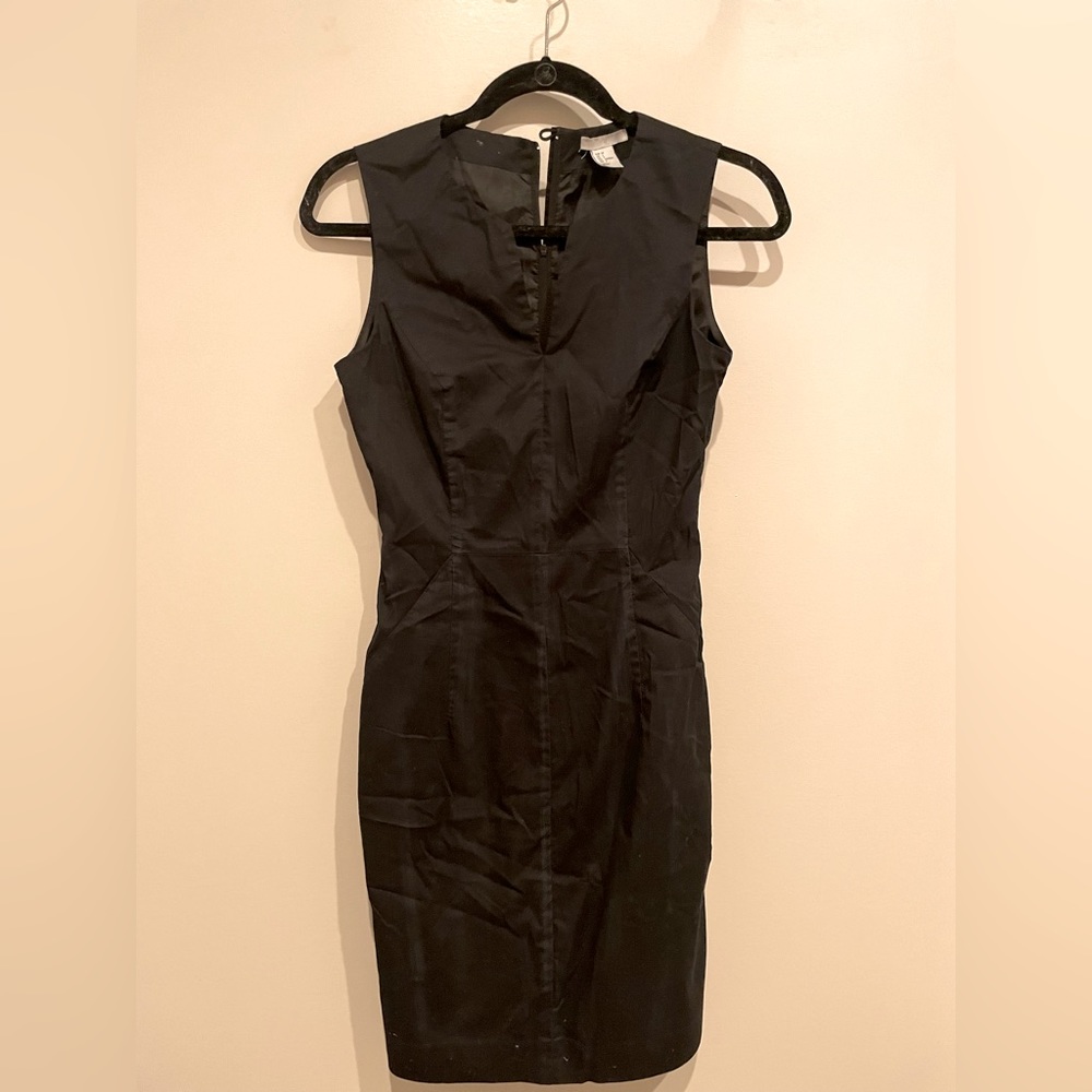 H&M fitted black dress